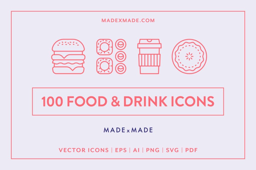 made x made icons food drink