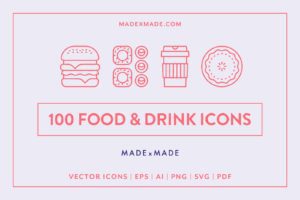 made x made icons food drink
