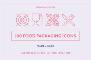 made x made icons food packaging