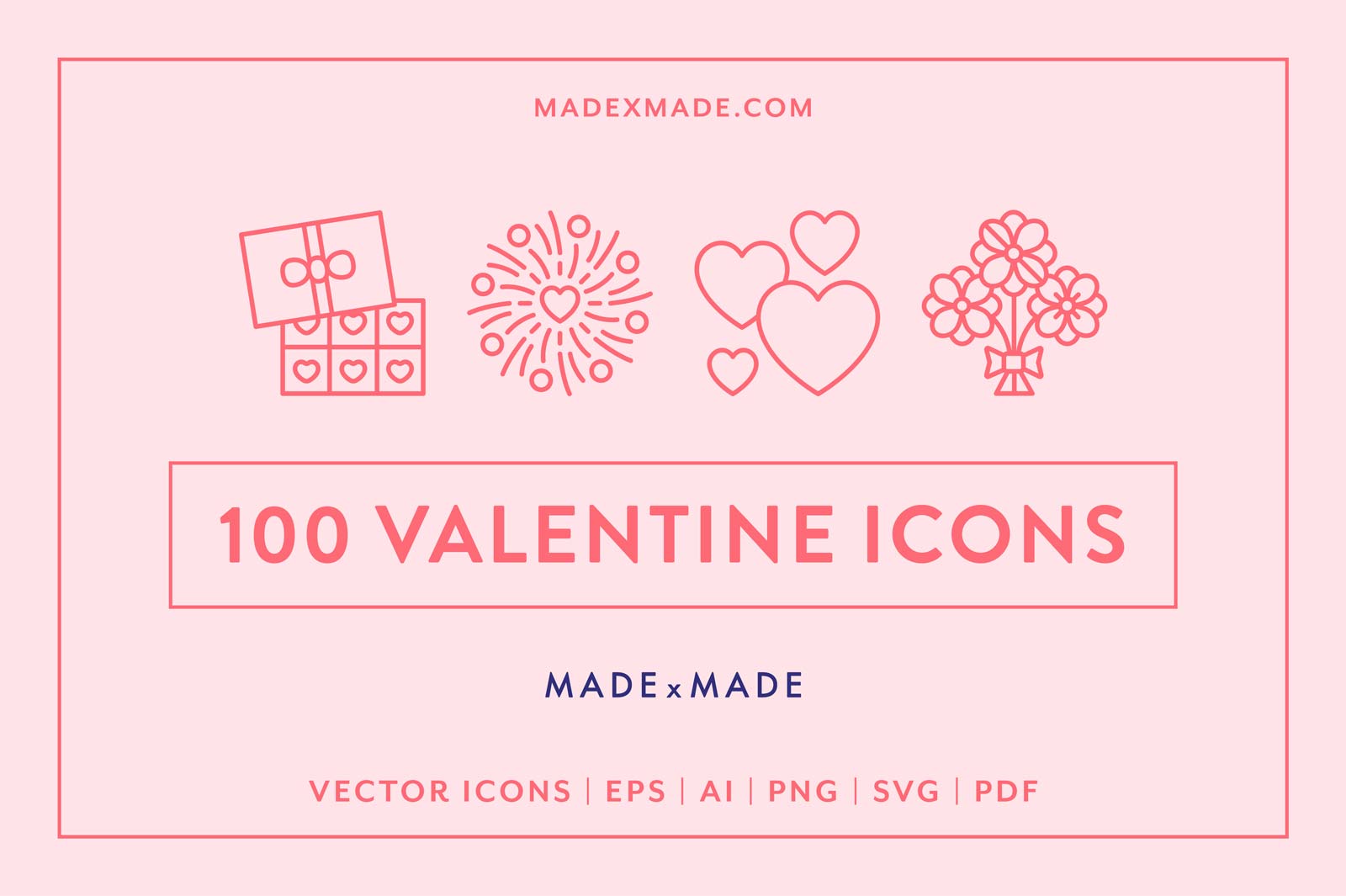 made x made icons valentines day