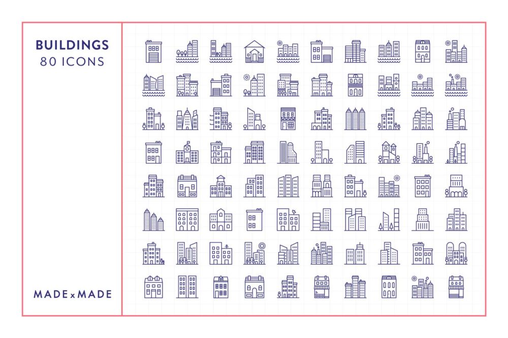 Building Icons By Made X Made