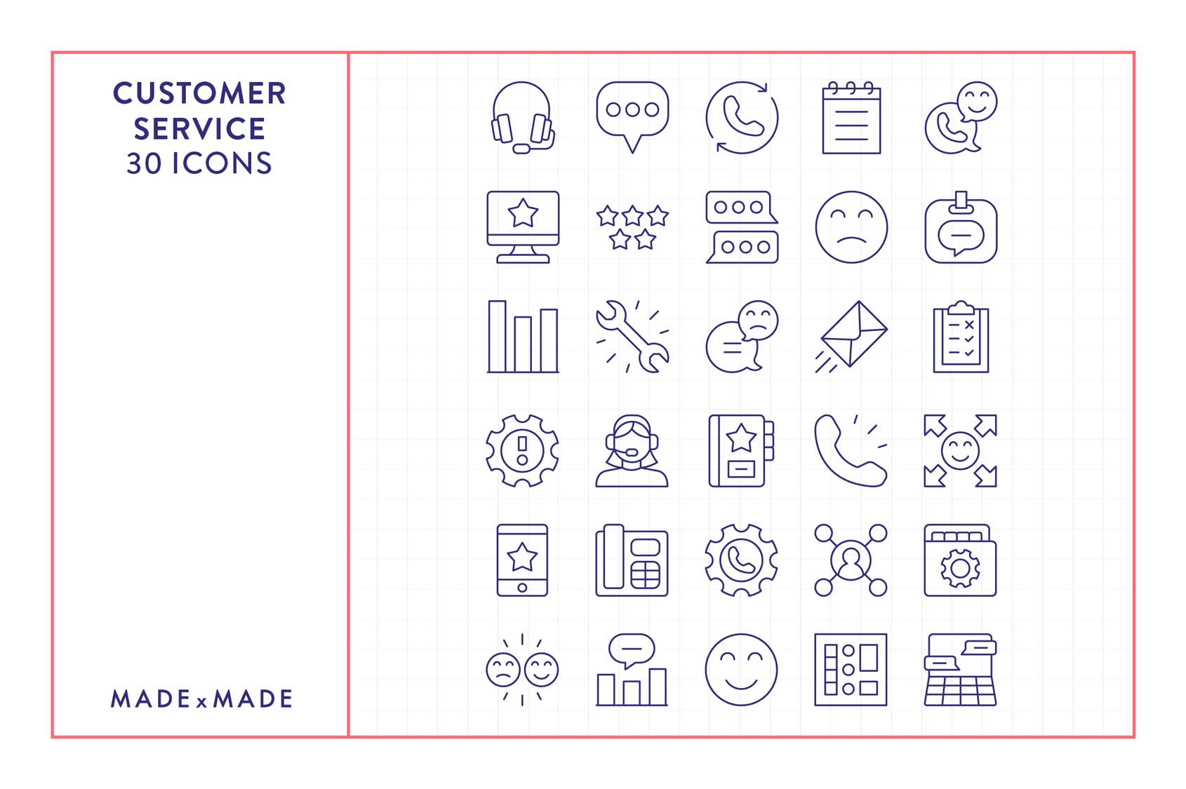 made x made icons customer service