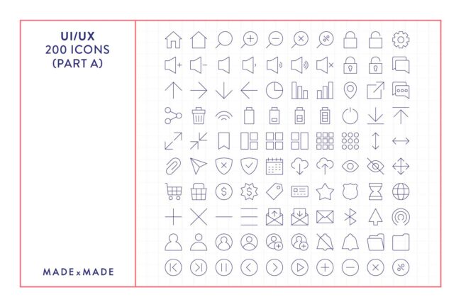 UI/UX Icons By Made X Made