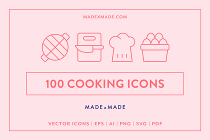 made x made icons cooking – downloadable icons for food, culinary, cuisine, cooking, ingredients, kitchen, baking, appliances