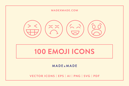 made x made icons emoji cover